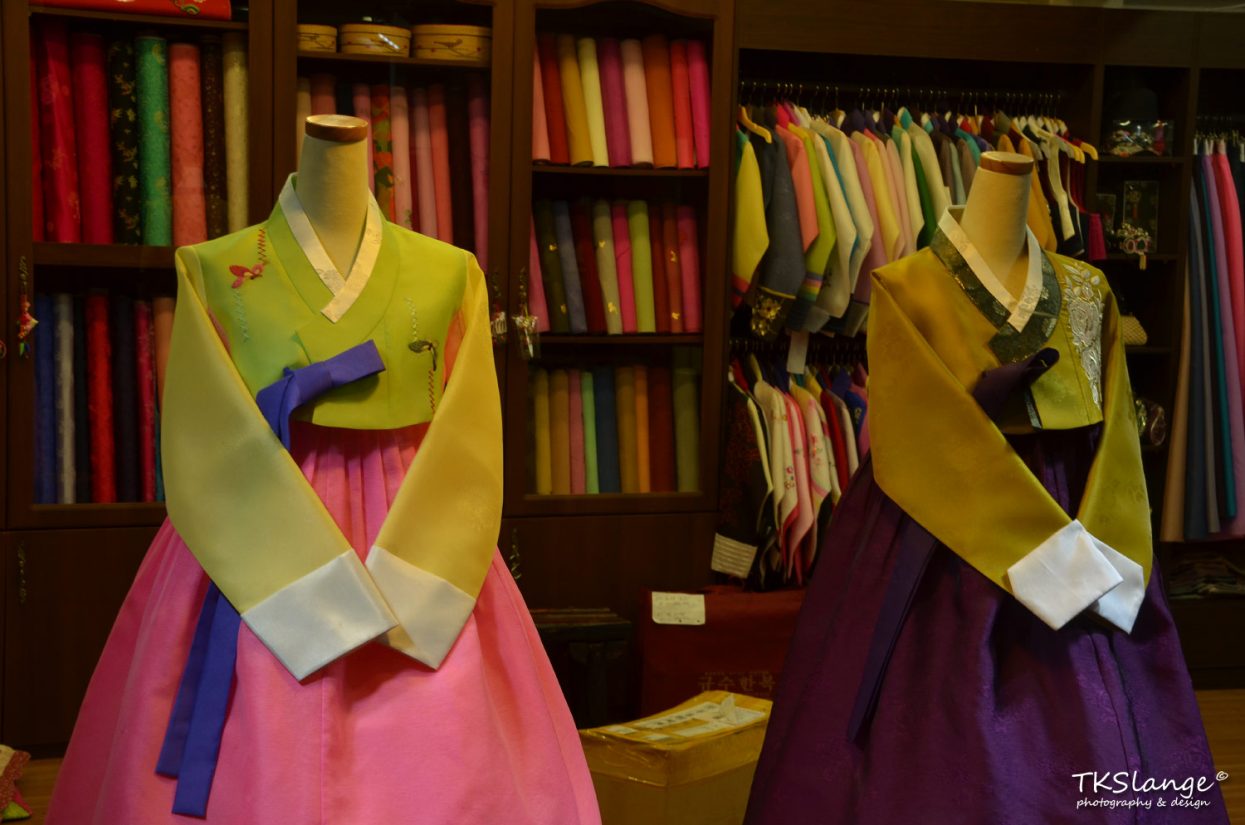 Hanbok traditional clothing store.